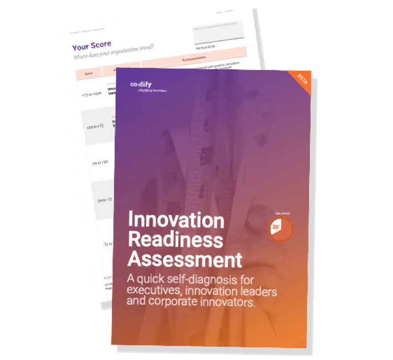 How ready is your organization to scale agile innovation approaches like Design Thinking, Lean Startup, or Scrum? Find out with our quick assessment …