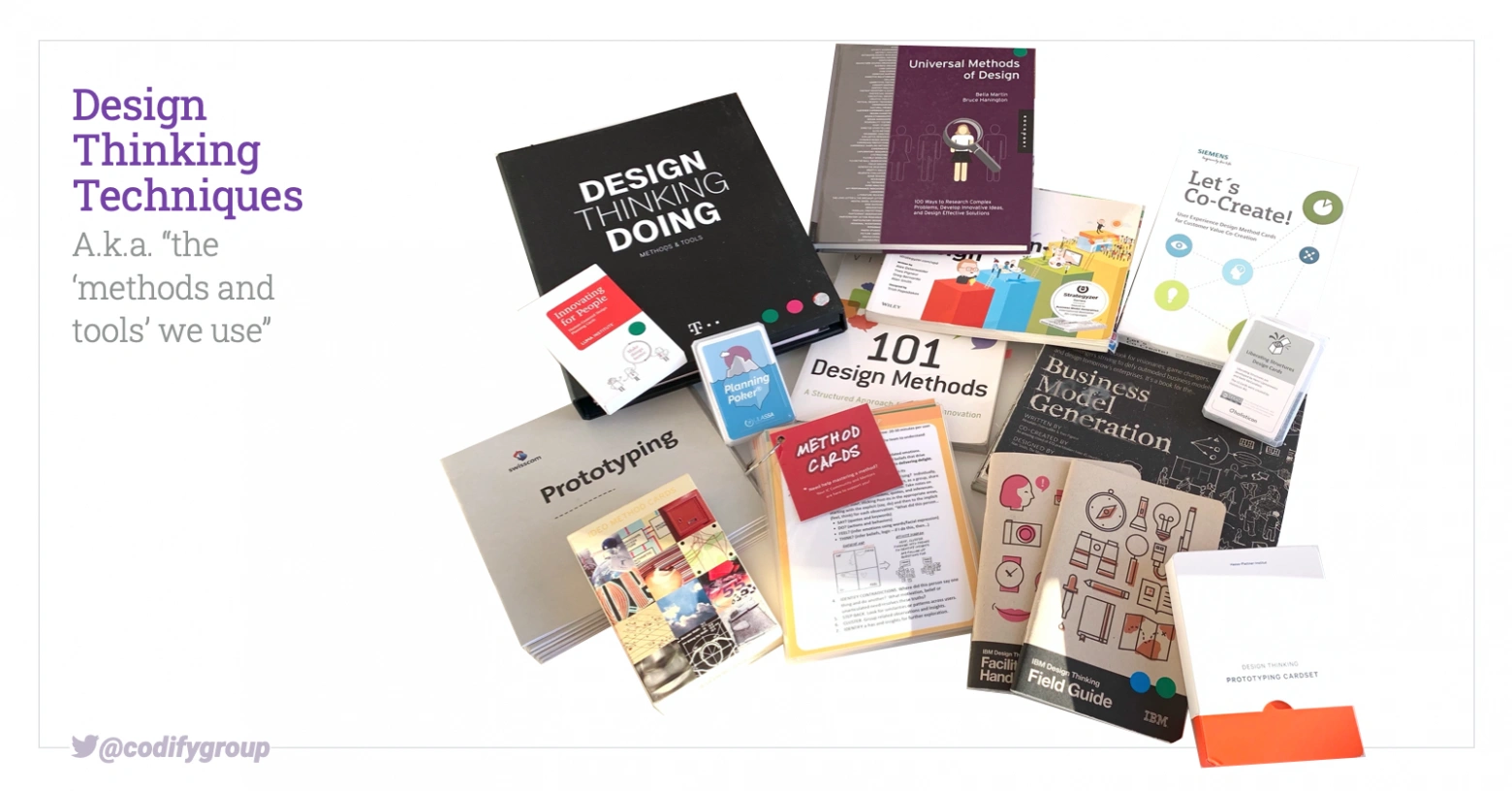 For each working mode in design thinking there exist countless useful techniques, some of which are well documented